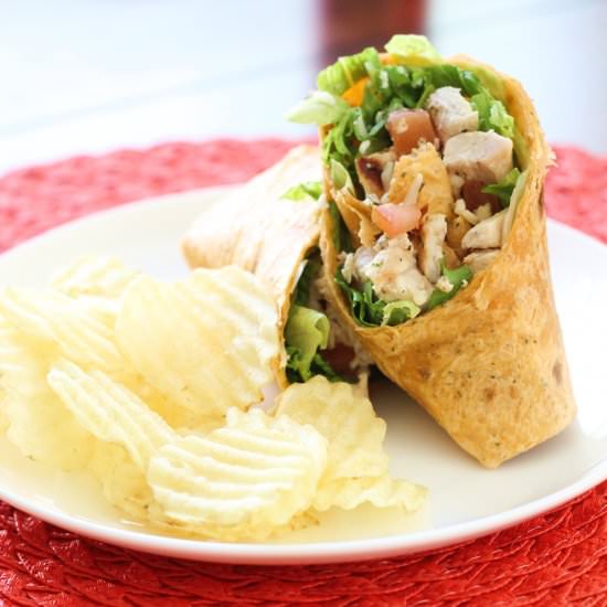 Grilled Italian Chicken Wrap