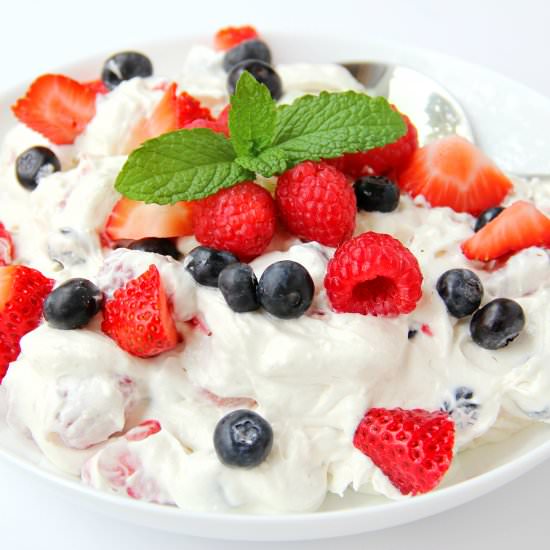 Triple Berry Shortcake Salad