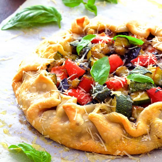 Roasted Vegetable Galette