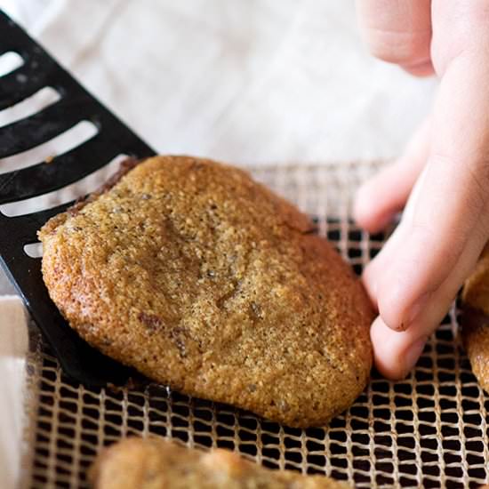 Buckwheat & Hazelnut Choc Cookies