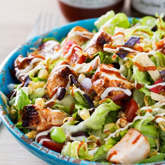 Grilled BBQ Chicken Salad