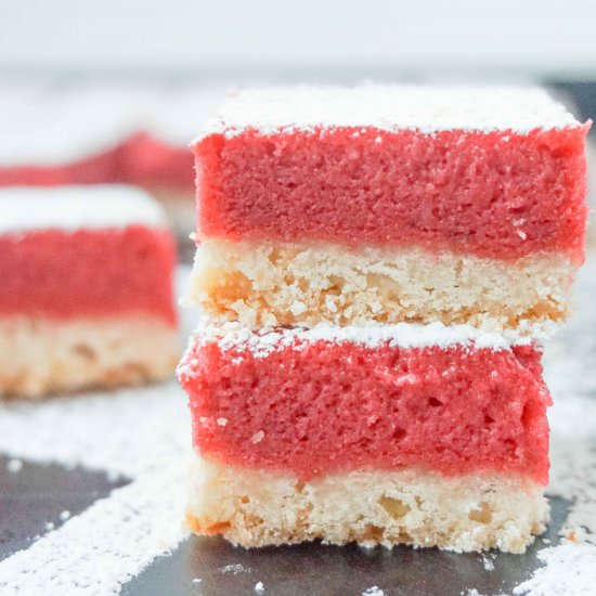 Rhubarb bars