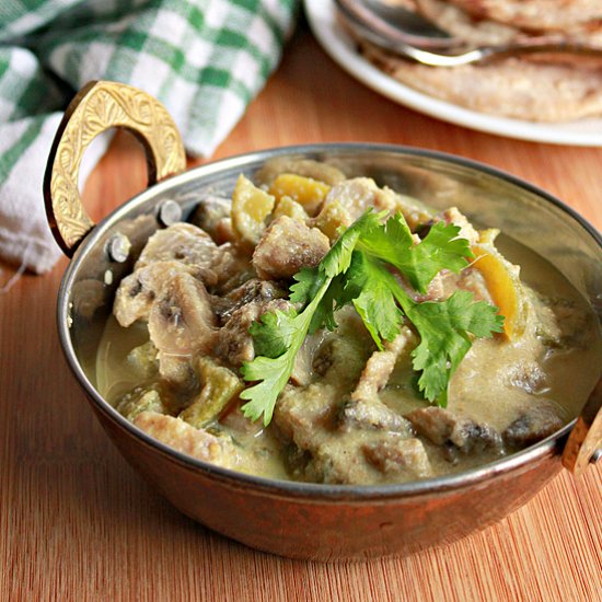 Mushroom Capsicum Curry