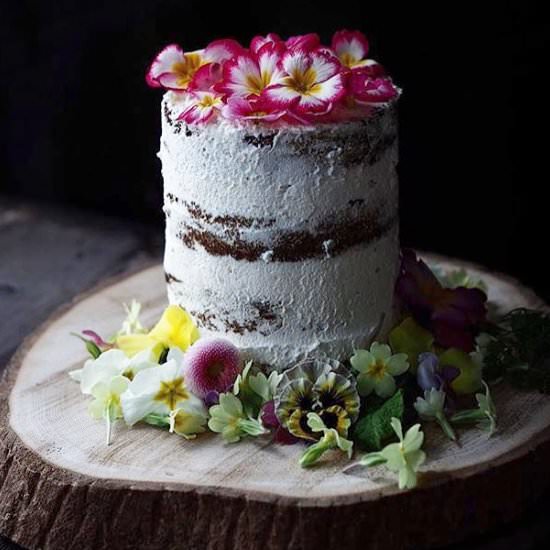 Cake with Chantilly Cream