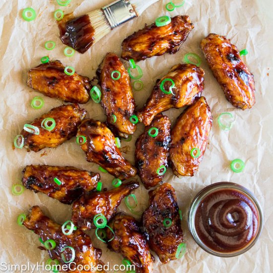 Grilled Barbecue Wings