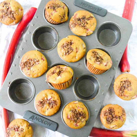 Rhubarb Muffins