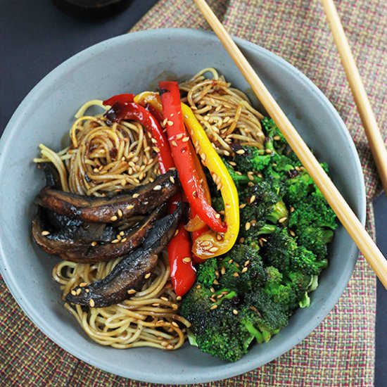 Spicy Ramen Vegetable Stir-Fry