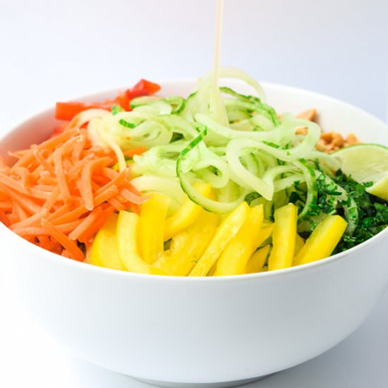 Spiralized Spring Roll Bowls