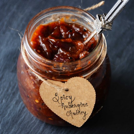 Spicy Aubergine Chutney