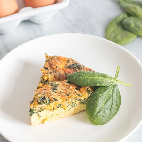 crustless spinach quiche