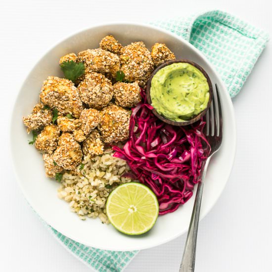 Crispy Cauliflower Power Bowl