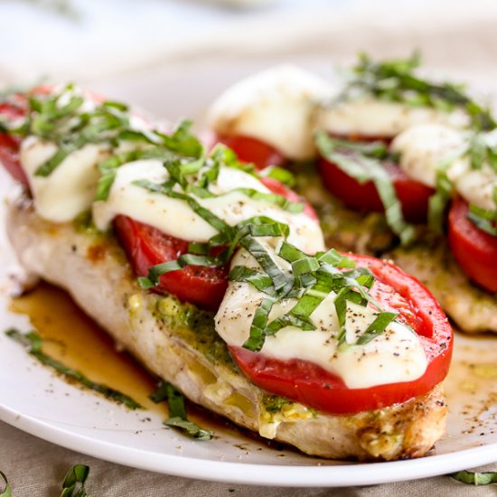 Grilled Chicken Caprese