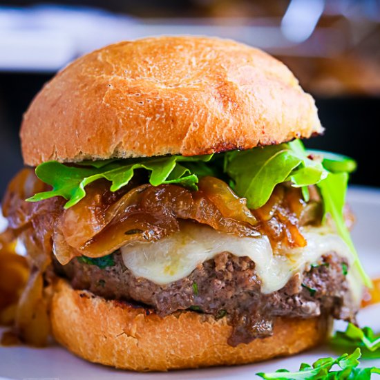 Caramelized Onions Burger