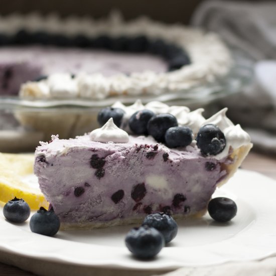 No Bake Blueberry Pie