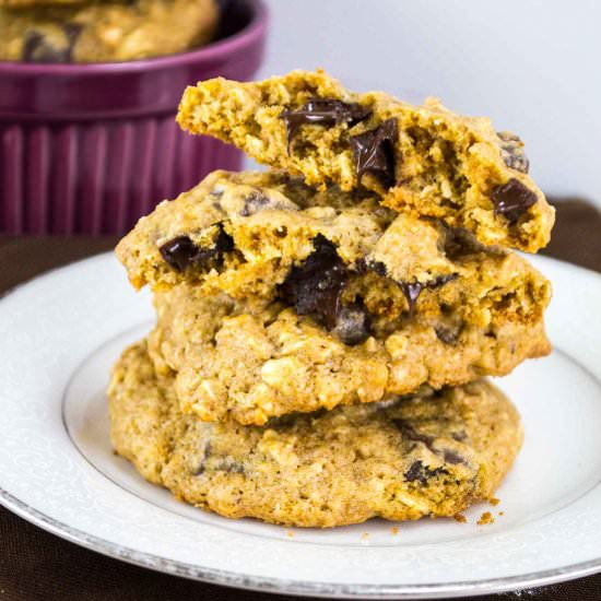 Oatmeal Chocolate Chunk Cookies