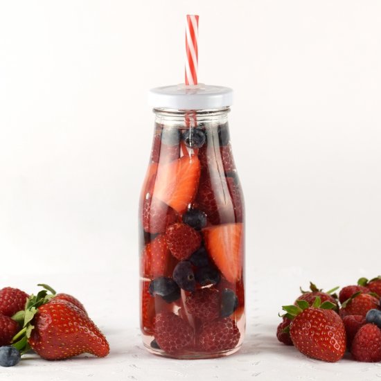 Summer Berry Infused Water for Kids