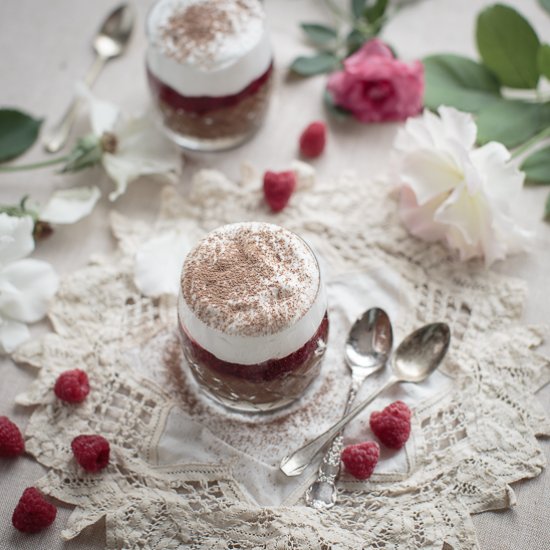 Chocolate Mousse Raspberry Cup