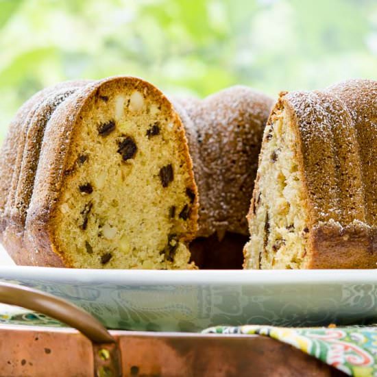 Almond Date Bundt Cake