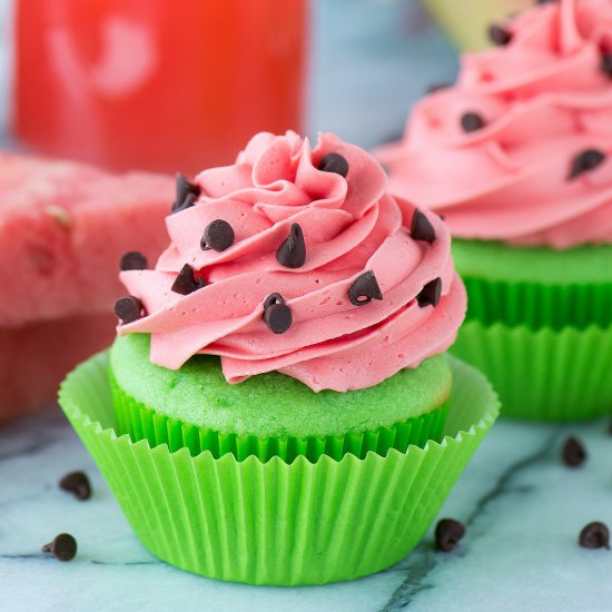 Watermelon Cupcakes