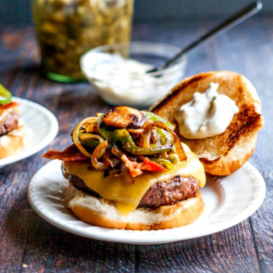 Ultimate Burger with Jalapeño Aioli