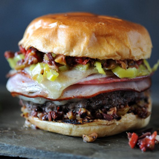 Muffaletta Burger