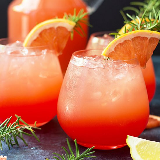 Grapefruit Sunrise Cocktail