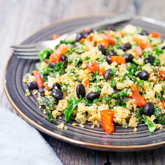 Quinoa and Kale Protein Bowl