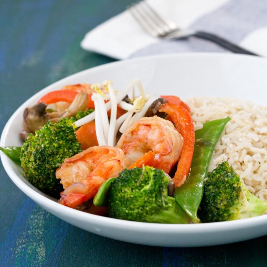 Shrimp and Vegetable Stir-fry