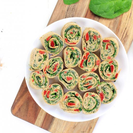 Roasted Red Pepper Italian Pinwheel