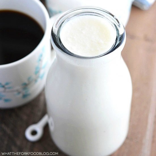 Dairy Free Coffee Creamer