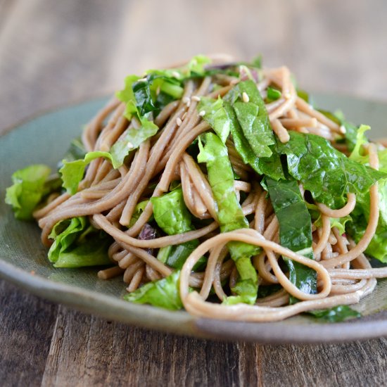 Soba Noodle Salad with Sesame Soy