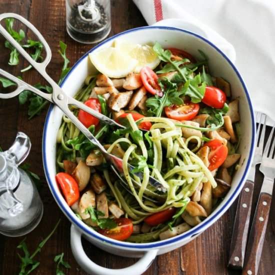 Linguine with King Mushroom