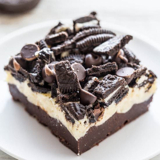 Loaded Oreo Cream Cheese Brownies