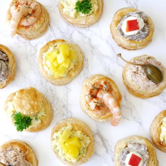 Retro Vol-au-Vent Appetizers