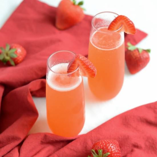 Pink Champagne Cocktail