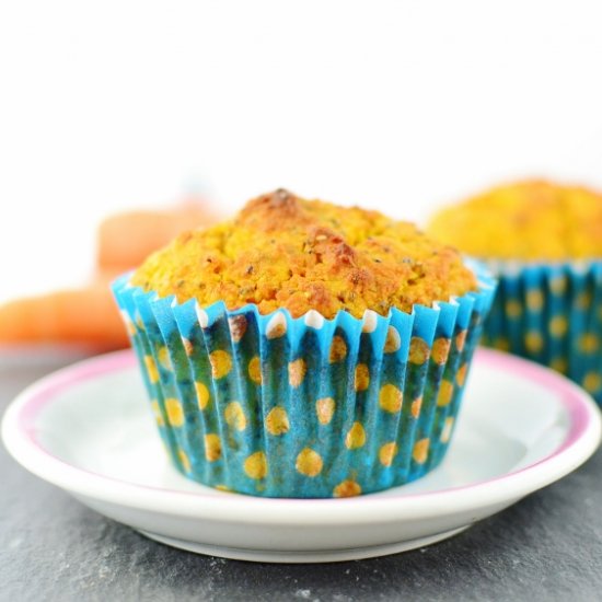 Buckwheat, Carrot and Chia Muffins