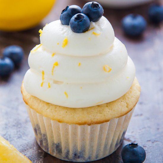 Lemon Blueberry Cupcakes