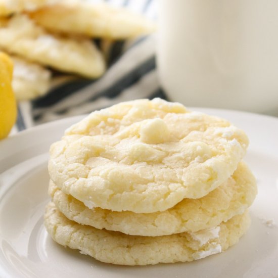 Lemon Crinkle Cookies