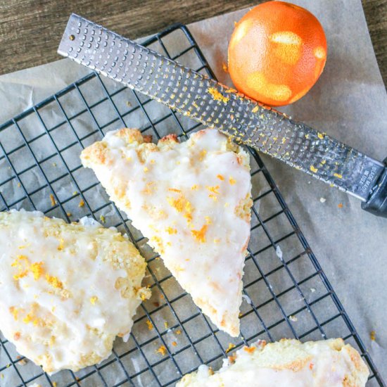 Orange Ricotta Scones