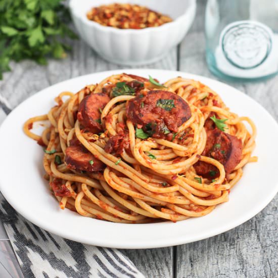 Smoked Sausage Fra Diavolo