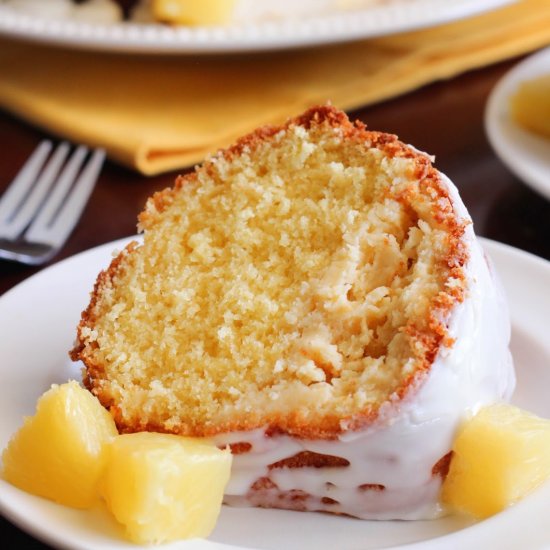 Pineapple Cheesecake Cake