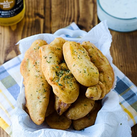 Chicken Tenders in Beer Batter