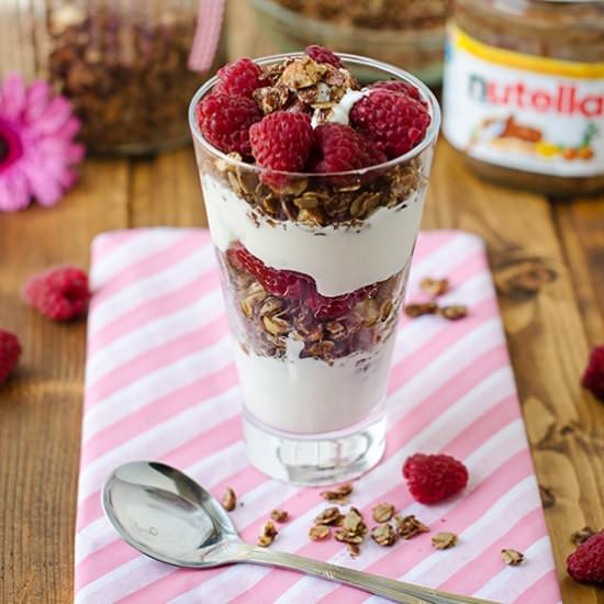 Nutella Granola Parfait