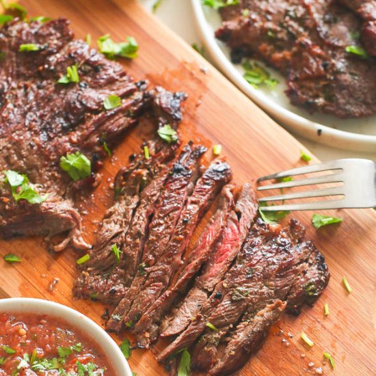 Marinated Grill Skirt Steak