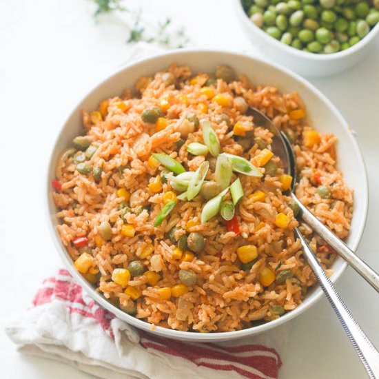 Caribbean Pigeon Peas and Rice