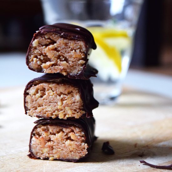 Peanut & Coconut Chocolate Bars