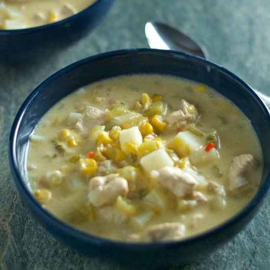 Mexican Chicken Corn Chowder