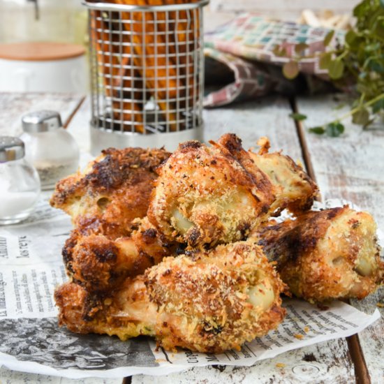 Over Crispy Chicken with Tarragon