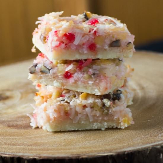 Pineapple Coconut Cherry Dream Bars