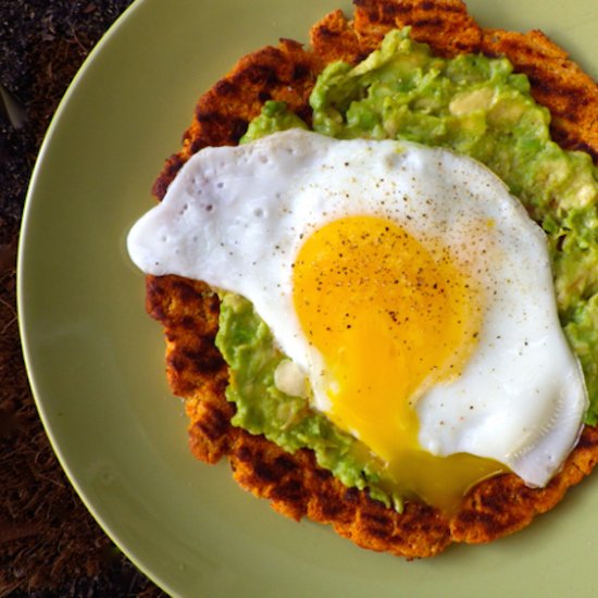 Sweet Potato Breakfast Pizza Crust